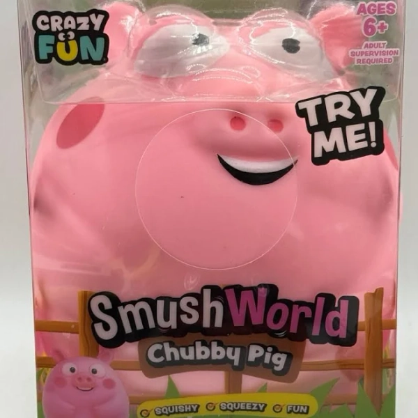 Five Below SmushWorld Chubby Pig Squishy - New Toys & Collectibles