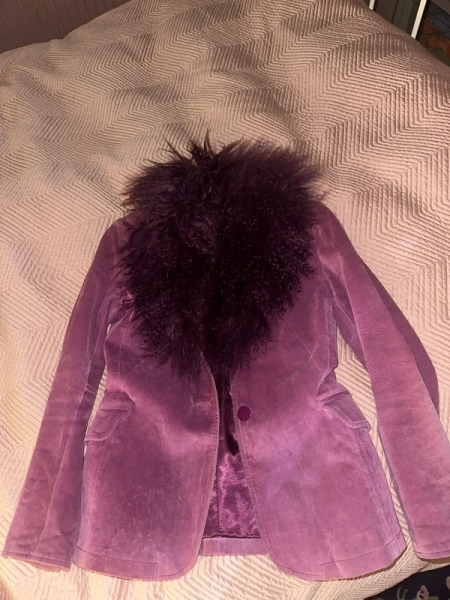 Vintage stunning monsoon velvet mohair blazer