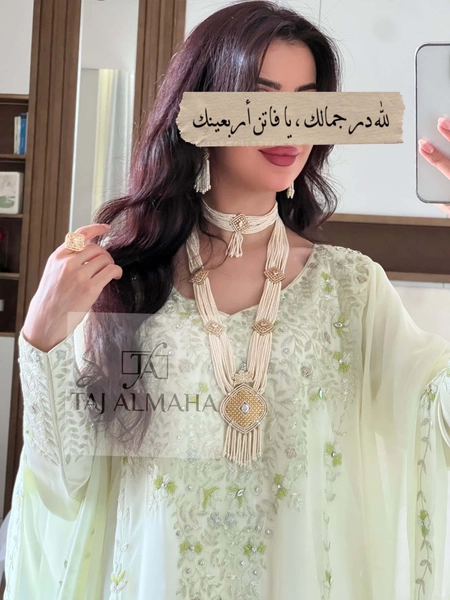 pistachio Thoub-0723 - TAJ ALMAHA