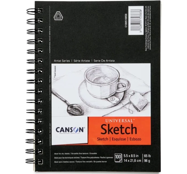 Canson Universal Spiral Sketch Book