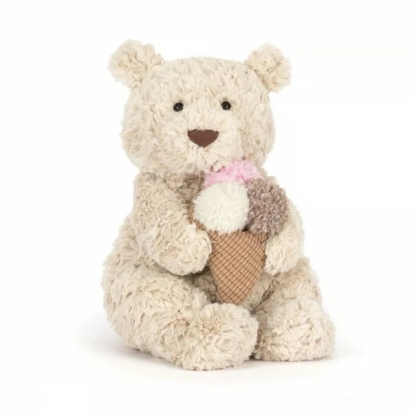 Jellycat Bartholomew Bear Ice Cream Oatus BNWT - NYC Exclusive Fao Schwarz