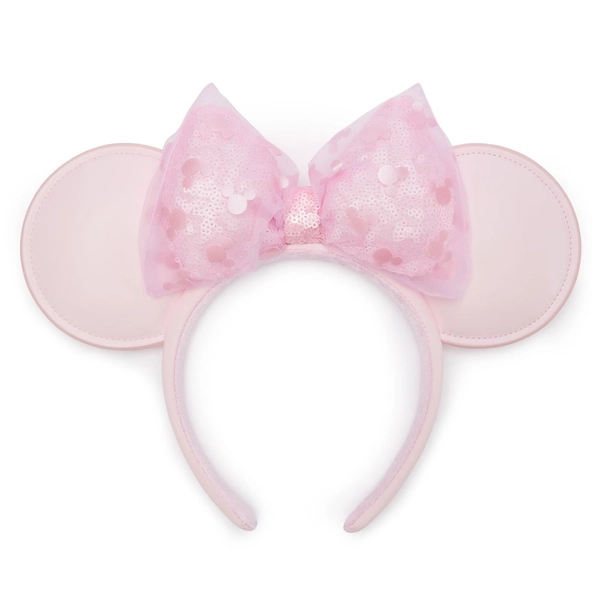 Minnie Mouse Ear Headband for Adults – Pink Milk