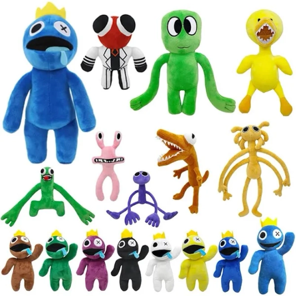 30cm Rainbow Friends Plush Toy Cartoon Game Character Doll Kawaii Blue Monster Soft Stuffed Animal