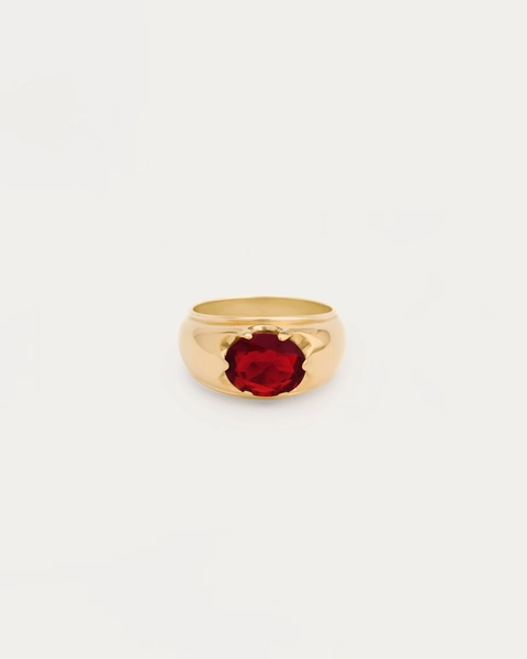 All bite, no bark. | Stone: Black Onyx, Garnet | Stone Fruit