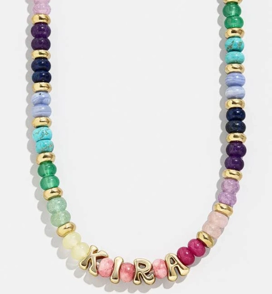 BaubleBar Women's Semi-Precious Custom Bubble Necklace