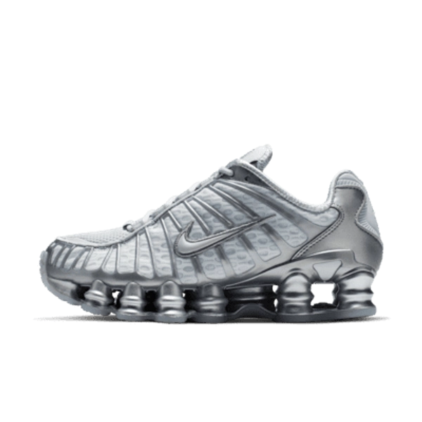 Nike Shox TL Women's Shoes - Pure Platinum/Chrome - Size 5