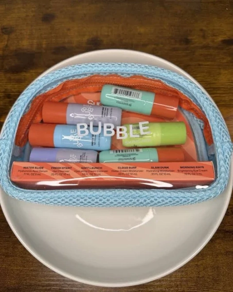 Bubble Skincare Super Cuties Trial Travel Mini Set Kit Gift In