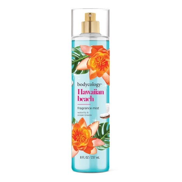 Bodycology Fragrance Body Mist, Hawaiian Beach, 8 fl oz - Walmart.com