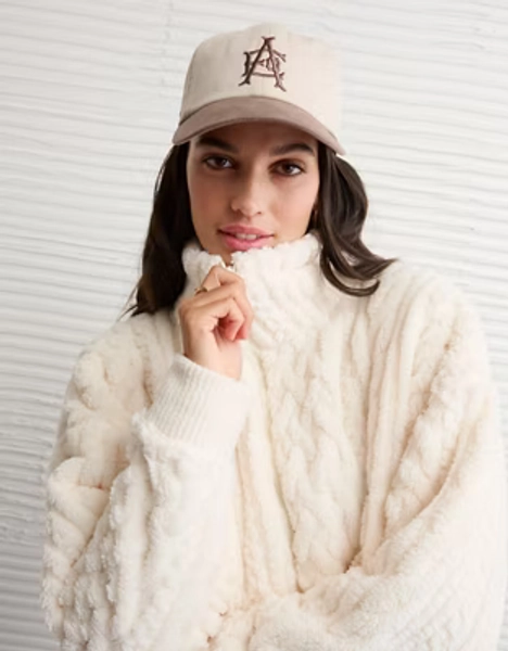 AE Cable Sherpa Full-Zip Sweatshirt
