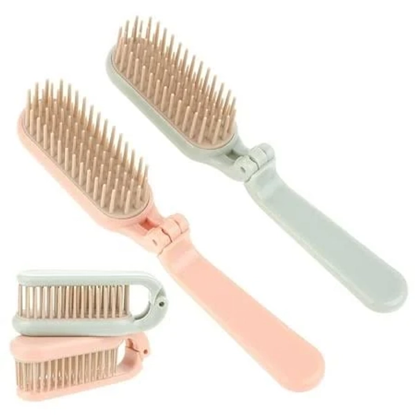 2 Pcs Folding Travel Hair Brush