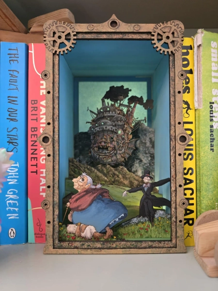 Howl's Moving Castle  - Book Nook Kit - DIY Miniature Diorama | Animated Film Inspired