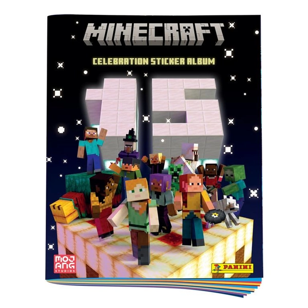 Panini Minecraft 15th Anniversary Celebration Sticker Collection