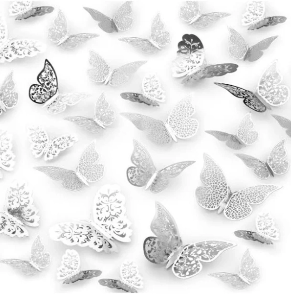 Zulay Home 3D Butterfly Wall Decor