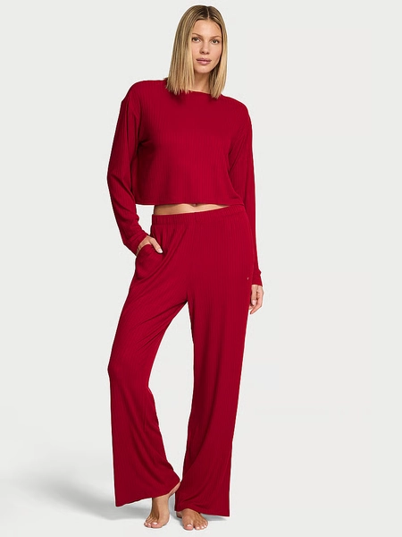 Modal Wide-Rib Long Lounge Set