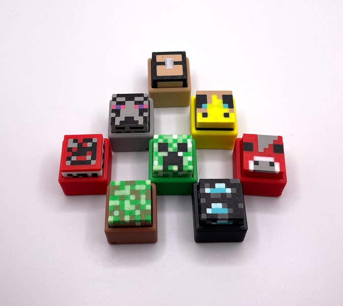 Minecraft Fidget Clickers (Standard or Silenced)