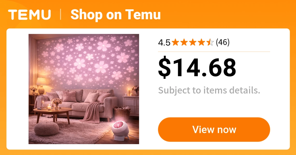 sakura rotating projection light usb plug in 360 degree - Temu
