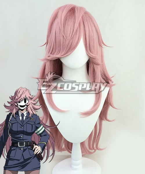 High-Rise Invasion Yayoi Kusakabe Pink Cosplay Wig