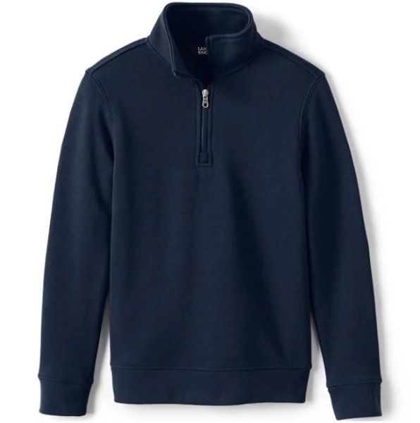 Lands' End Kids Quarter Zip Sweatshirt