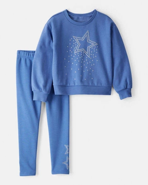 Carter's Girls Star Shine Sweatshirt & Pant Set