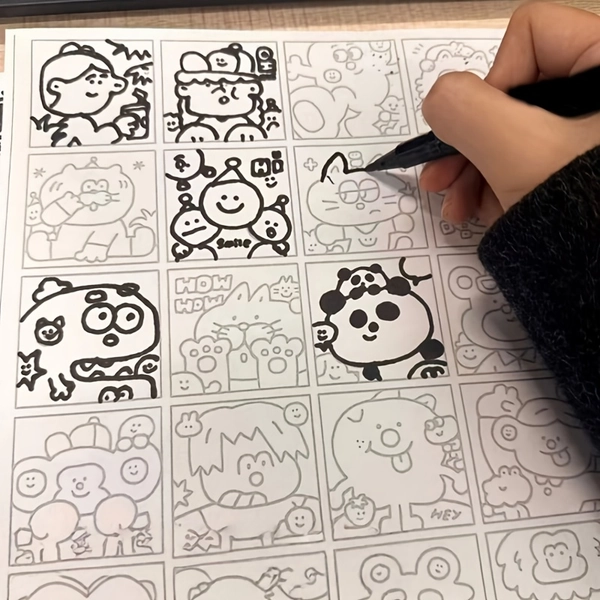 Stress-relieving Line Drawing Tracing Paper, Ideal for Adults to Relieve Boredom and Stress at Work by Practicing Drawing and Copying Artwork. A Great Art Supply for Beginners to Improve Focus and Observation Skills. Perfect as a Holiday or Birthday