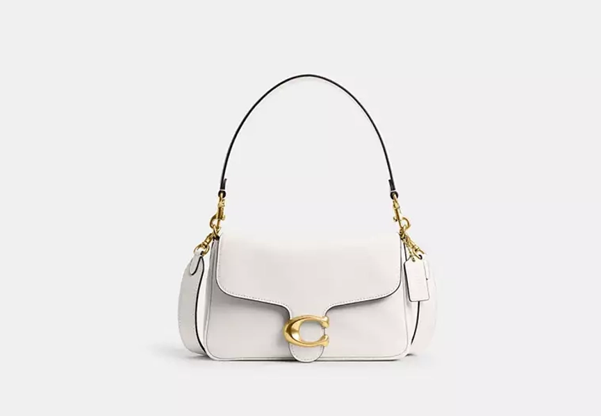 Brass/Chalk Soft Tabby Shoulder Bag