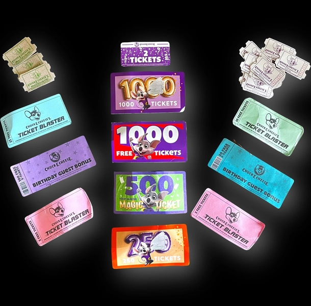 🌟Chuck E Cheese Spectacular Ticket Bundle 🎟️ 🌟 