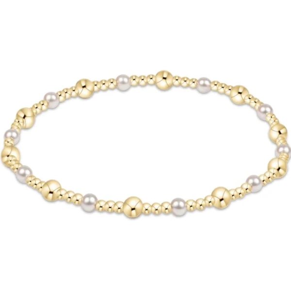 enewton Classic Gold Sincerity Pearl Bead Bracelet