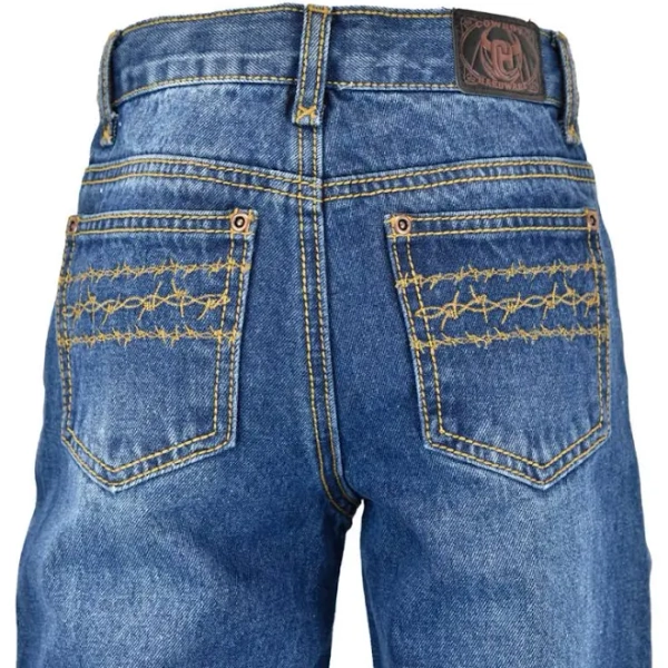 Cowboy Hardware Youth Boy's Triple Barb Jeans