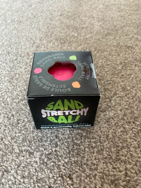 Scrunchems sand stretchy ball fidget toy