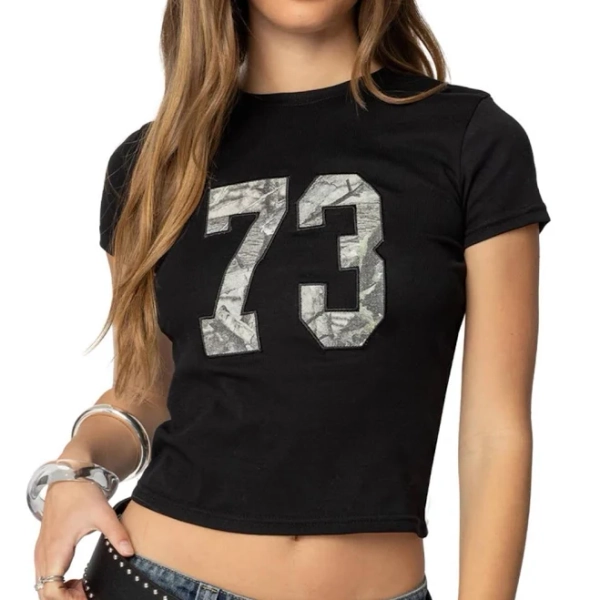 Edikted Women's Camo 73 T Shirt