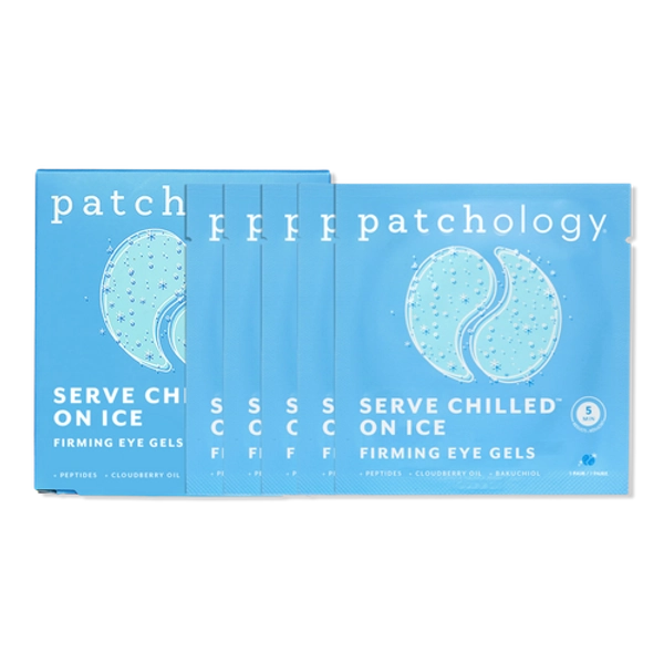Serve Chilled On Ice Cooling & Firming Under Eye Gel Patches - 5 pair