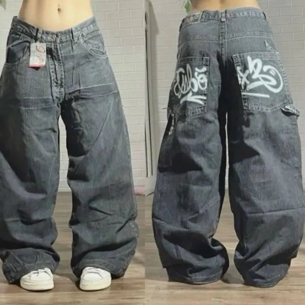 Y2k Harajuku Graffiti Jeans