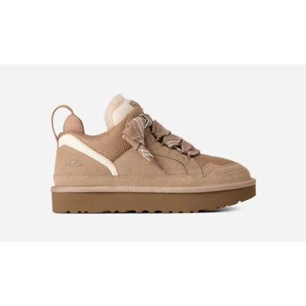 UGG® Women's Lowmel Canvas/Suede/Recycled Materials Shoes in Sand, Size 7