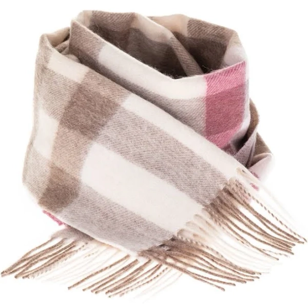 Edinburgh 100% Lambswool Tartan Scarf Giant Chequer