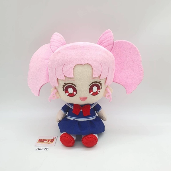 Sailor Chibi Moon A296 Sailor Moon BANDAI Plush 7" Stuffed Toy Doll Japan