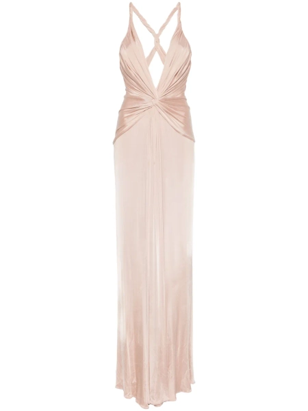 TOM FORD robe longue à détail noué | 42
