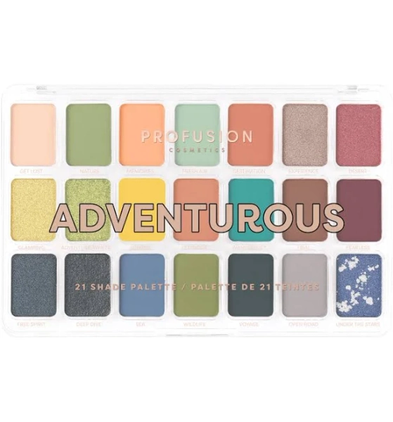 Profusion Cosmetics Artistry 21 Shade Palette