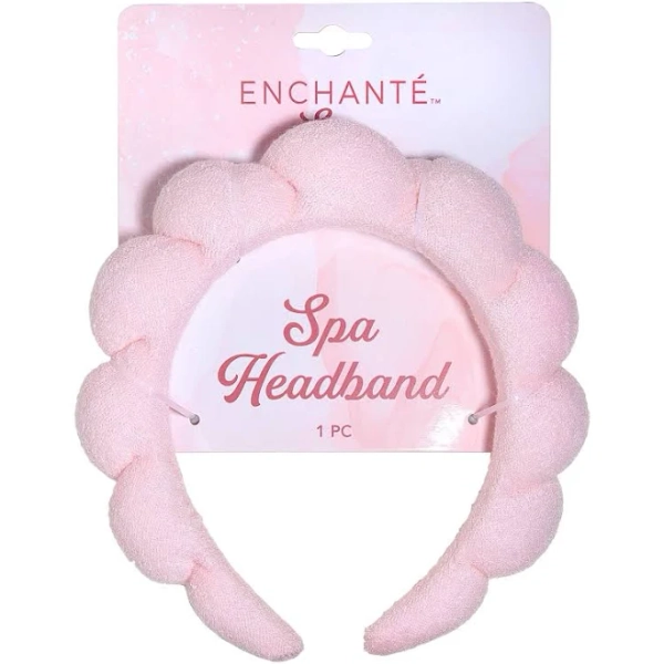 Enchante Crescent Soft Comfort Spa Headband