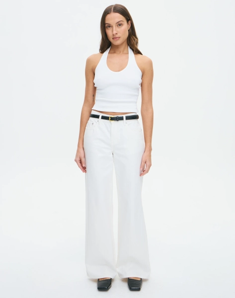 Low Rise Wide Leg Jean