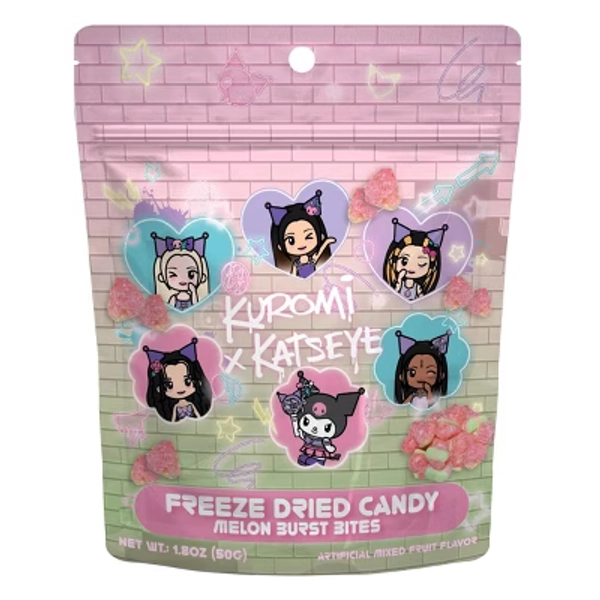 Kuromi x KATSEYE Freeze Dried Candy Melon Burst Bites