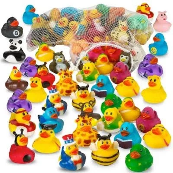 Playbees Assortment Rubber Duck Toy Duckies for Kids