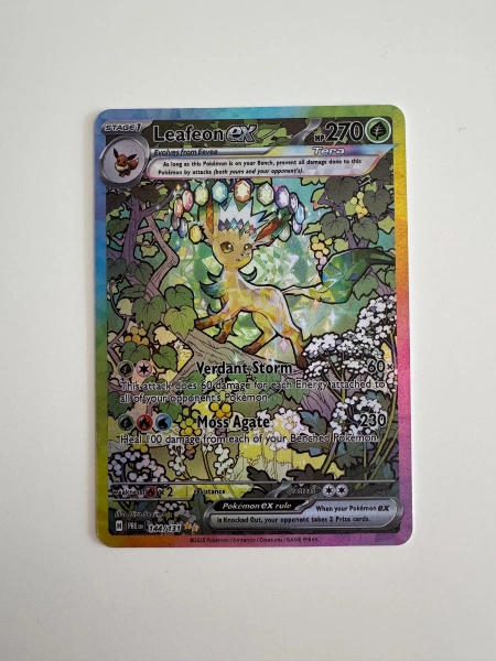 Pokemon Leafeon Ex Prismatic Evolutions PROXY Card
