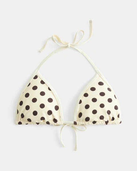 Reversible Pop Binding Triangle Bikini Top