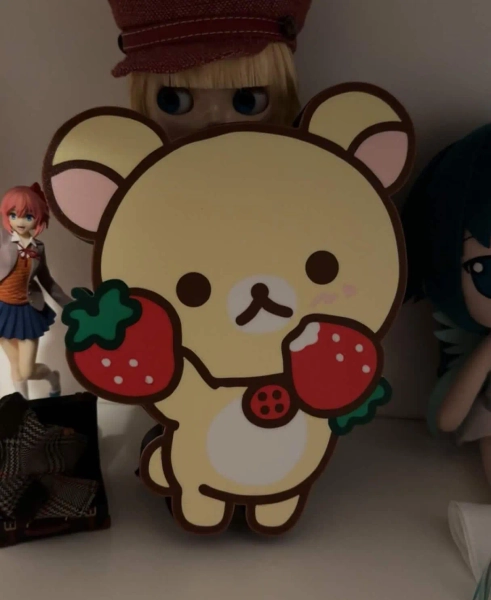 Korilakkuma strawberry decor/wall decor!