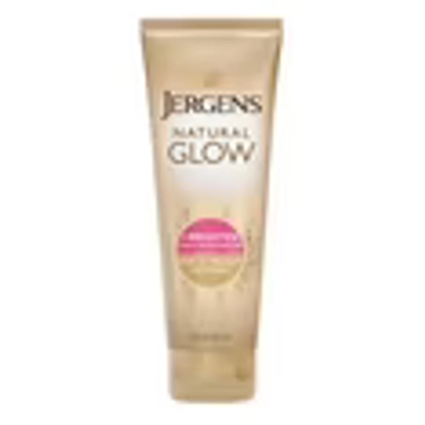 Jergens Natural Glow Daily Moisturizer Fair to Medium Skin, Sunless Self Tanning Lotion, 7.5 fl oz
