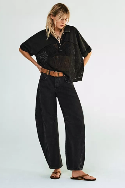 free people good luck barrel jeans