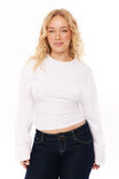 Atlas Long Sleeve Top - White