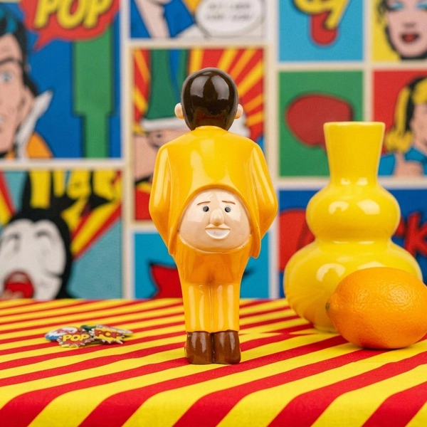Booty Boop Resin Figure Yellow Suit Butt Face Statue Pop Art Collectible Humorous Desktop Ornament Dark Humor Sculpture Graphic