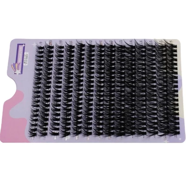 Individual Lashes Extension Lashes Clusters Individual Eyelashes 280Pcs Mix D Curl Cluster Lashes