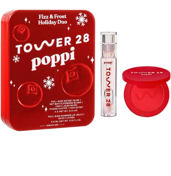 Tower 28 Beauty Poppi Lip + Cheek Duo